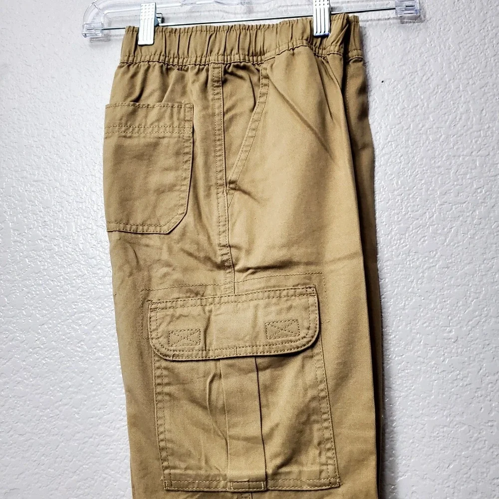 NWT ◇ The Children's Place ◇ Boy's Pull On Cargo Khaki Pants Flax Tan ◇ Size 10‎
